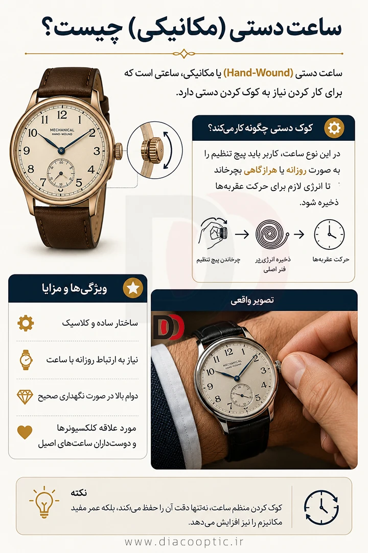 ساعت دستی (مکانیکی) چیست؟