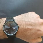 ساعت مچی مردانه برند کورن بند حصیری کد391 - تصویر 4