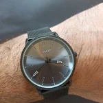 ساعت مچی مردانه برند کورن بند حصیری کد391 - تصویر 5