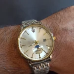 ساعت مچی مردانه رولکس با زیرثانیه تاج دار کد408 - تصویر 2