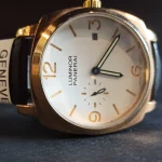 ساعت مچی مردانه لومینور بند چرم کد 433 - تصویر 2