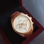 ساعت مچی مردانه رمانسون بند چرم کلیپسی کد ۴۲۵ - تصویر 2