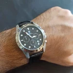 ساعت مچی مردانه رولکس بند چرم کد ۴۶۷ - تصویر 3