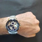 ساعت مچی مردانه کاسیو جهان نما ۳موتور کرنوگراف کد ۵۴۰ - تصویر 5