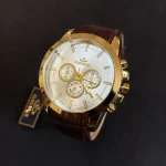 ساعت مچی مردانه چرم برند الگانس کد 1276 - تصویر 2