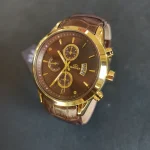 ساعت مچی مردانه بند چرم برند الگانس کد 1275 - تصویر 2