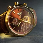 ساعت مچی مردانه بند چرم برند الگانس کد 1275 - تصویر 3