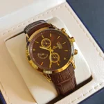 ساعت مچی مردانه بند چرم برند الگانس کد 1275