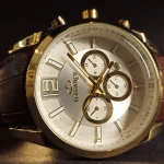 ساعت مچی مردانه برند الگانس بند چرم ELEGANCE کد1245 - تصویر 3