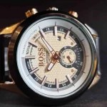 ساعت مچی مردانه بند چرمی برند باس BOSS کد 458 - تصویر 3