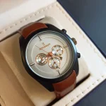 ساعت مچی مردانه برند رمانسون بند چرم کد 1273