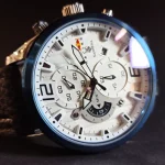 ساعت مچی مردانه برند کررا CARERRA سه موتور کد 1267 - تصویر 3