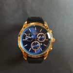 ساعت مچی مردانه بند چرم برند الگانس کد 1281 - تصویر 2