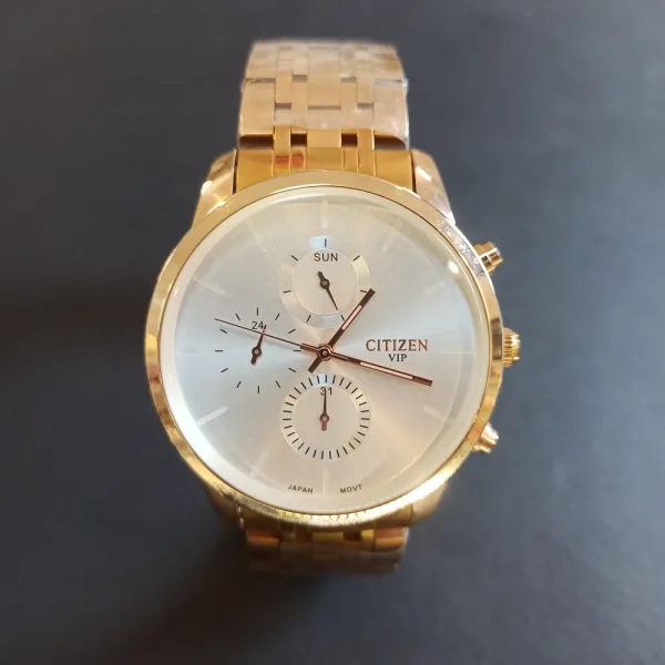 ساعت مچی مردانه اورجینال برند سیتیزن ۳ موتور فعال کد 1086 - تصویر 2