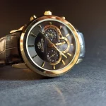 ساعت مچی مردانه بند چرم برند الگانس کد 1215 - تصویر 2