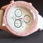 ساعت مچی زنانه برند امگا ۳ موتور کد 1078 - تصویر 2