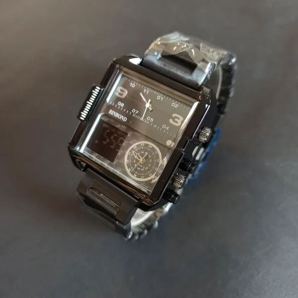 ساعت مچی مردانه برند بین باند 2 زمانه کد 1640 - تصویر 2