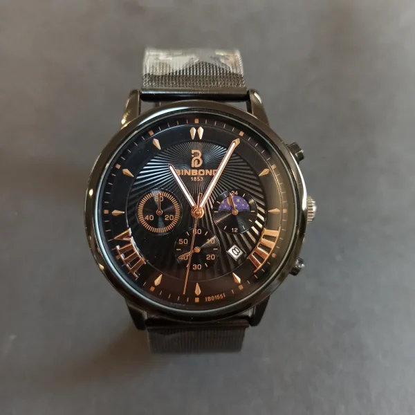ساعت مچی مردانه برند بین باند ۳ موتور کد 1729 - تصویر 2