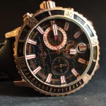 ساعت مچی مردانه چرمی 3موتور فعال برند ناردین کد 420 - تصویر 2