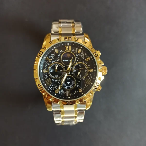 ساعت مچي مردانه برند بین باند ۳ موتورکرنوگراف کد 1725 - تصویر 2