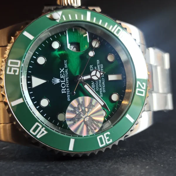 ساعت مچی مردانه اورجینال برند رولکس قاب چرخشی کد 957 - تصویر 6