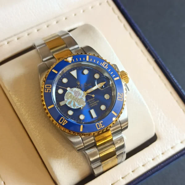 ساعت مچی مردانه اورجینال برند رولکس قاب چرخشی کد 957 - تصویر 10