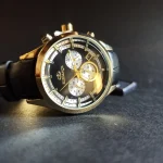 ساعت مچی زنانه بند چرم برند الگانس کد 1196 - تصویر 2