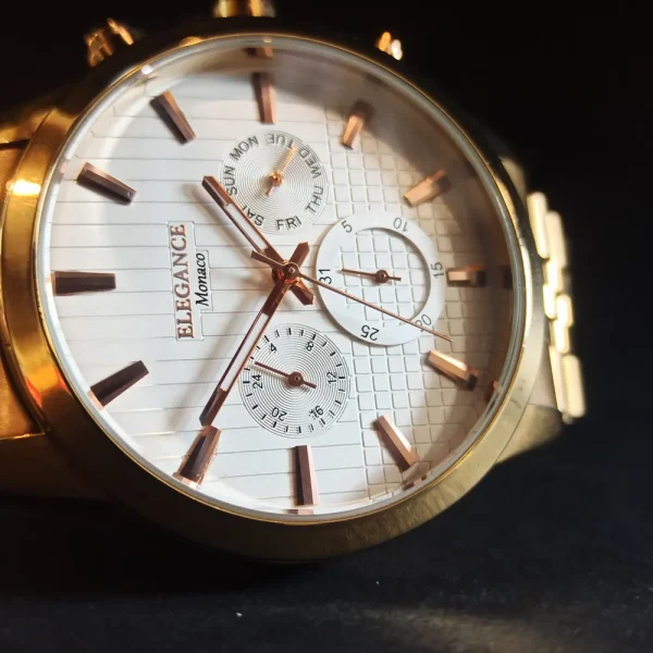 ساعت مچی مردانه اورجینال برند الگانس ۳ موتور کد 1098 - تصویر 3