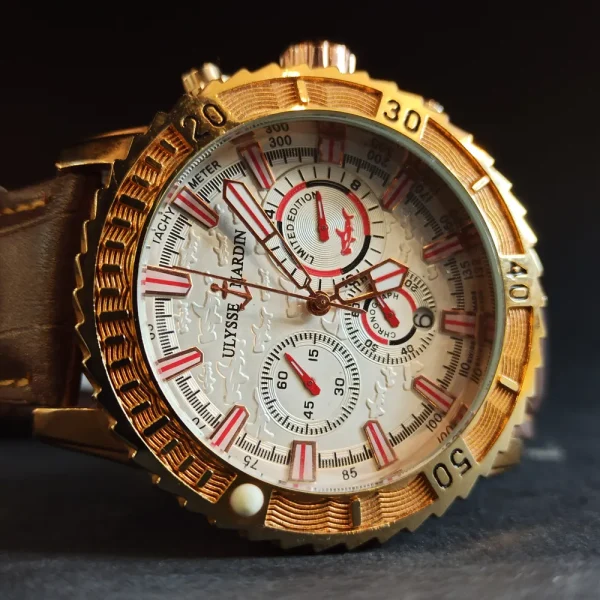 ساعت مچی مردانه برند ناردین 3 موتور کرنوگراف کد 419 - تصویر 3