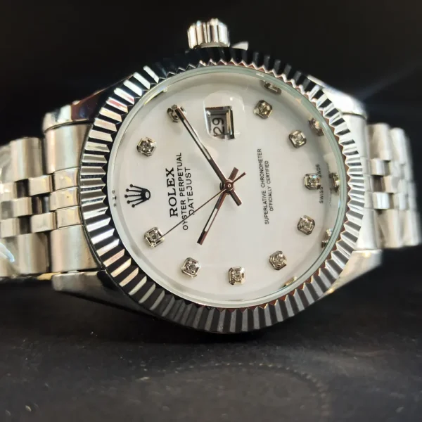 ساعت مچی مردانه برند رولکس قفل تاج دار کد 981 - تصویر 5