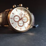 ساعت مچی مردانه بند چرم برند الگانس کد 1181 - تصویر 2