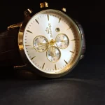 ساعت مچی مردانه بند چرم برند الگانس کد 1183 - تصویر 3