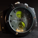 ساعت مچی مردانه بند چرم برند هابلوت کد 497 - تصویر 3