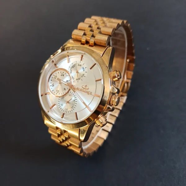 ساعت مچي مردانه اورجینال برند الگانس ۳موتور کد 1059 - تصویر 3