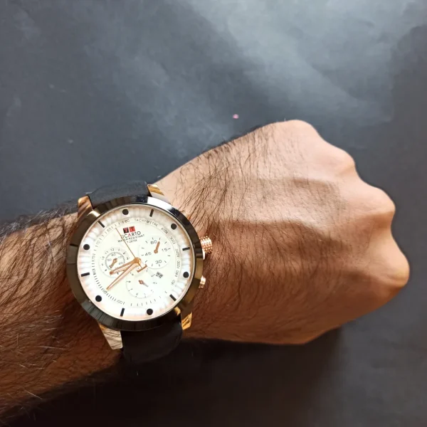 ساعت مچی مردانه بند چرم برند تیکارتو کد 423 - تصویر 4