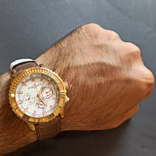 ساعت مچی مردانه برند ناردین 3 موتور کرنوگراف کد 419 - تصویر 4