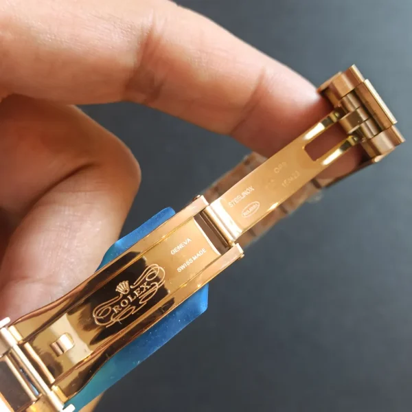 ساعت مچی مردانه اورجینال برند رولکس قاب چرخشی کد 957 - تصویر 13