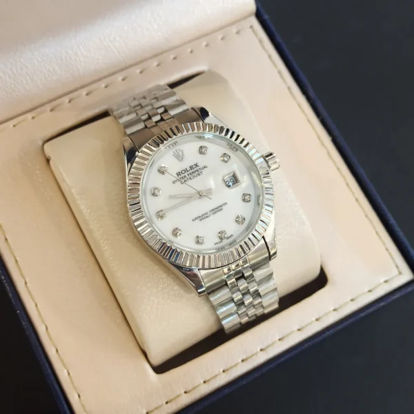 ساعت مچی مردانه برند رولکس قفل تاج دار کد 981 - تصویر 6