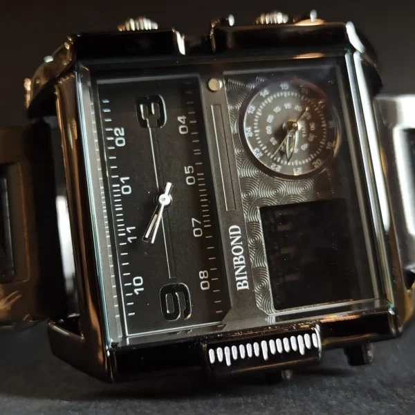 ساعت مچی مردانه برند بین باند 2 زمانه کد 1640 - تصویر 4