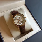 ساعت مچی زنانه بند چرم برند الگانس کد 1182 - تصویر 3