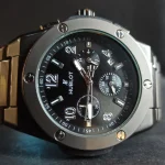 ساعت مچی مردانه استیل برند هابلوت ۳ موتور کد 1624 - تصویر 4