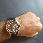 ساعت مچی مردانه چرمی 3موتور فعال برند ناردین کد 420 - تصویر 4