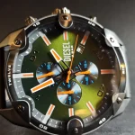 ساعت مچي مردانه چرم برند دیزل 3 موتور کد 895 - تصویر 4