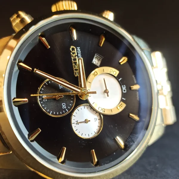 ساعت مچي مردانه اورجینال برند سیکو ۳ موتور کد 927 - تصویر 4