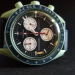 ساعت مچی زنانه برند امگا ۳ موتور کد 1078 - تصویر 5