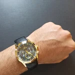 ساعت مچی مردانه بند چرم برند الگانس کد 1187 - تصویر 4