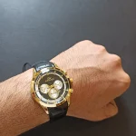 ساعت مچی مردانه بند چرمی برند الگانس کد 1195 - تصویر 4