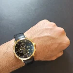 ساعت مچی مردانه بند چرم برند الگانس کد 1197 - تصویر 4