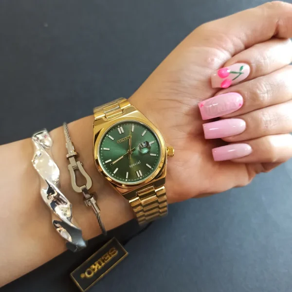 ساعت مچی زنانه برند سیکو  موتور ژاپنی کد 1770 - تصویر 10