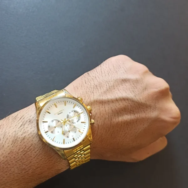 ساعت مچی مردانه اورجینال برند الگانس فول تایم کد 1106 - تصویر 5